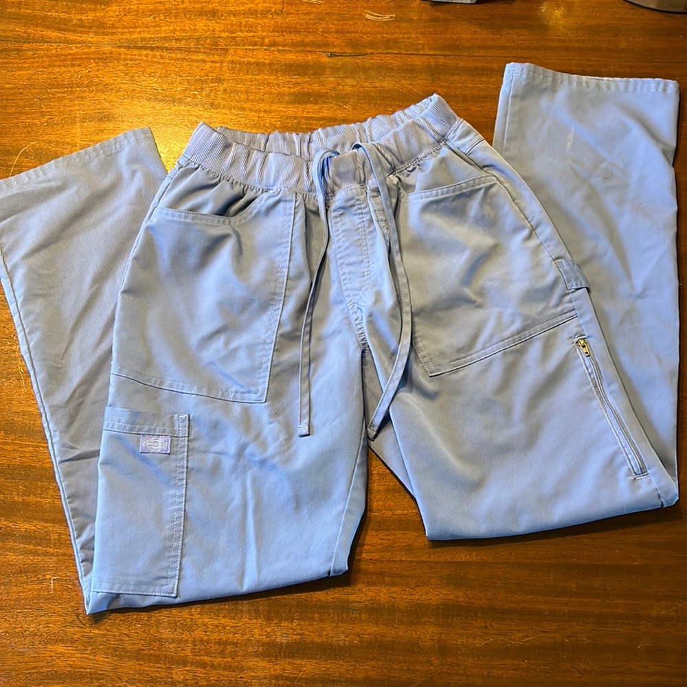 SM Blue Dickies Women’s Scrub Pants.